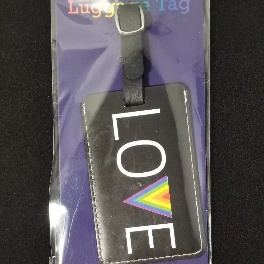 NEW Rainbow Love Luggage Tag - Pride